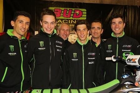 Kawasaki Bud Racing 2015. Sei piloti al via