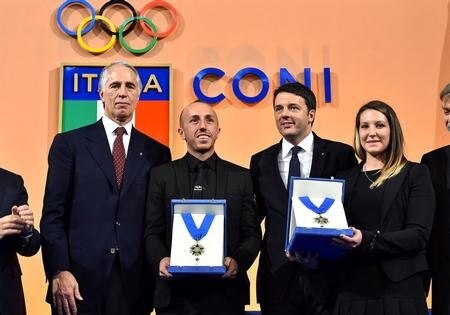 Collari d’Oro al Merito Sportivo. Antonio Cairoli e Kiara Fontanesi premiati dal CONI
