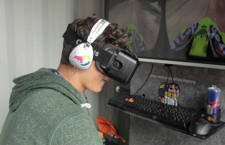 Red Bull Ride like Tony. Virtual reality