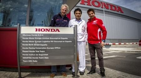 Team HRC Rally. Arriva Roberto Boasso