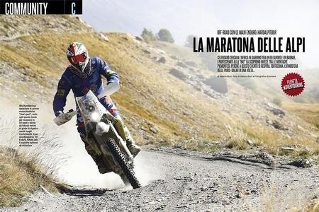 Su Dueruote di Dicembre. HardAlpiTour in off-road con le maxi enduro