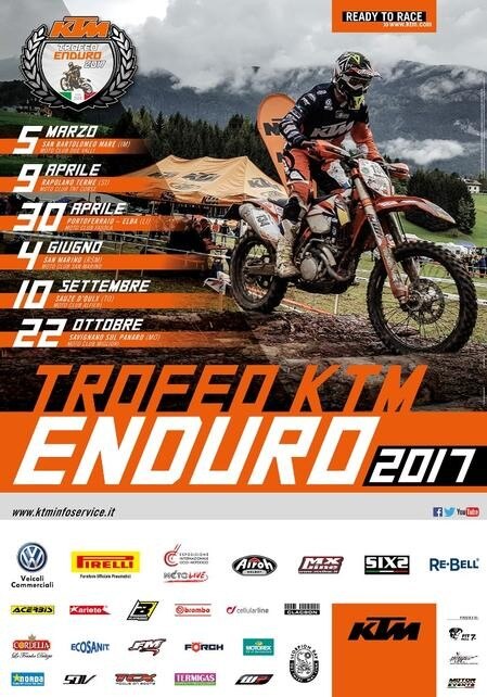 Trofeo Enduro KTM. Nel 2017 si raddoppia