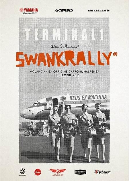 Deus Swank Rally. Appuntamento al Terminal 1 - Volandia