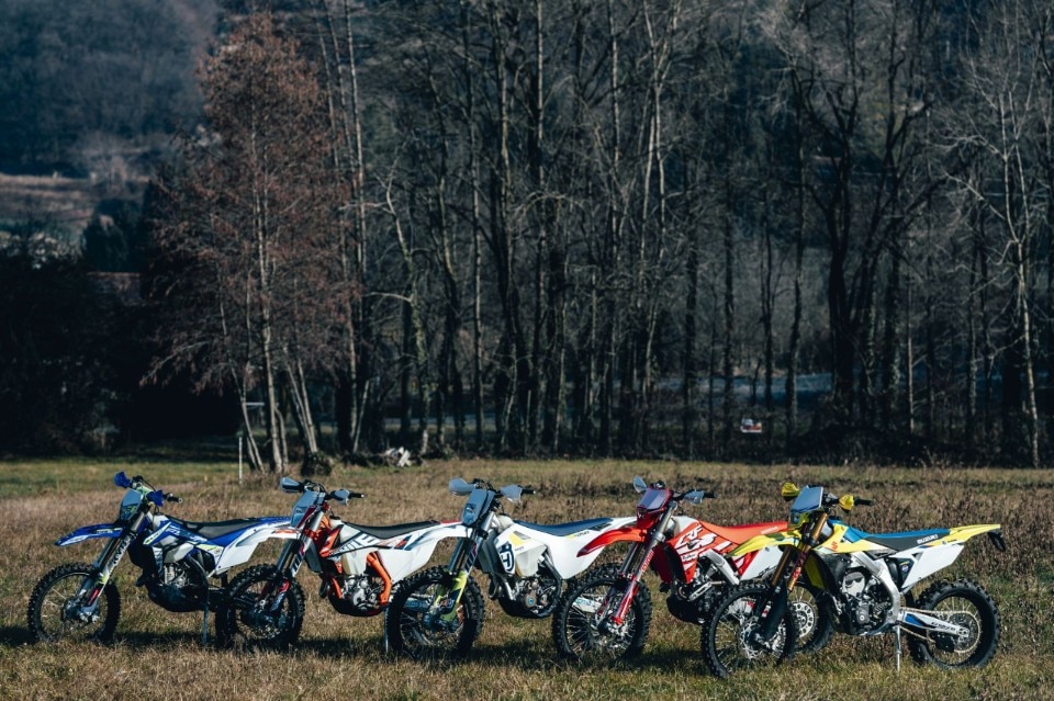 Comparativa 250 4T, l'enduro per davvero!