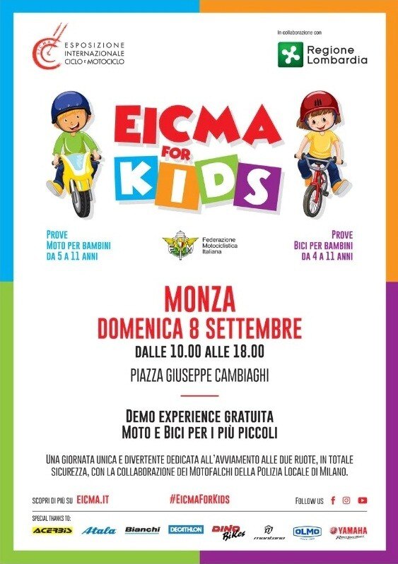 EICMA For Kids arriva a Monza