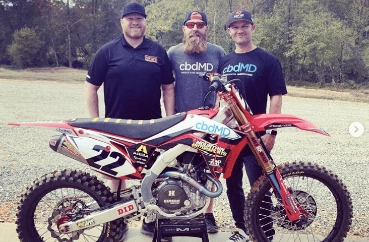 Chad Reed alla Monster Energy Cup 2019 su Honda
