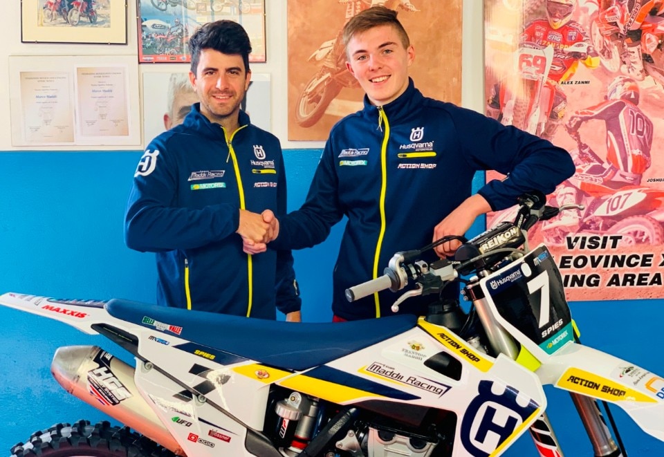 Maximilian Spies con Husqvarna Junior Racing Maddii