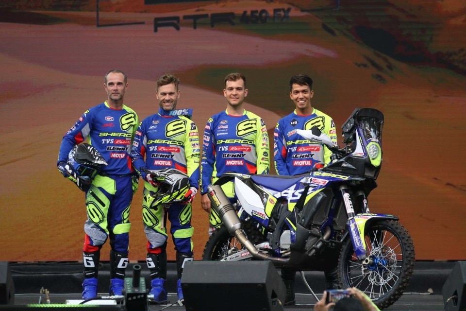 Presentato il Team Sherco TVS Factory Rally 
