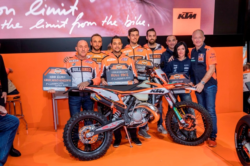 Premiati ad EICMA i campioni del Trofeo Enduro KTM 2019