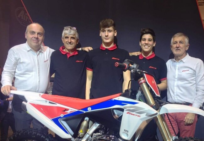 Andrea Bonacorsi con Fantic nella EMX 125