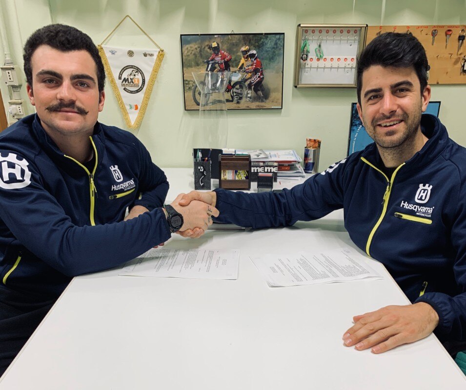 Forato nel Mondiale MX2 con Husqvarna Junior Racing Maddii