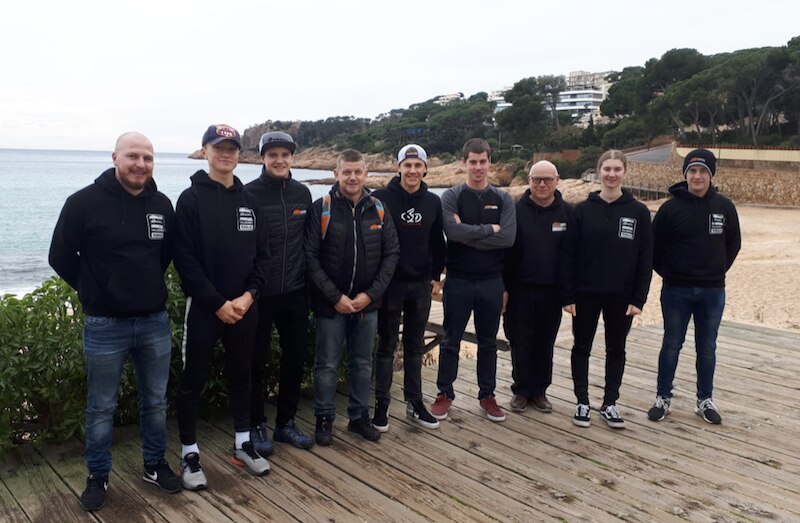 Alessio Sasso e Daniel Volovich con KTM Diga Junior Racing