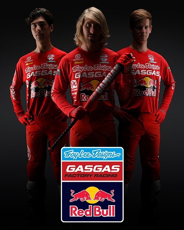 Tre piloti per il Troy Lee Designs/Red Bull/GASGAS Factory Racing