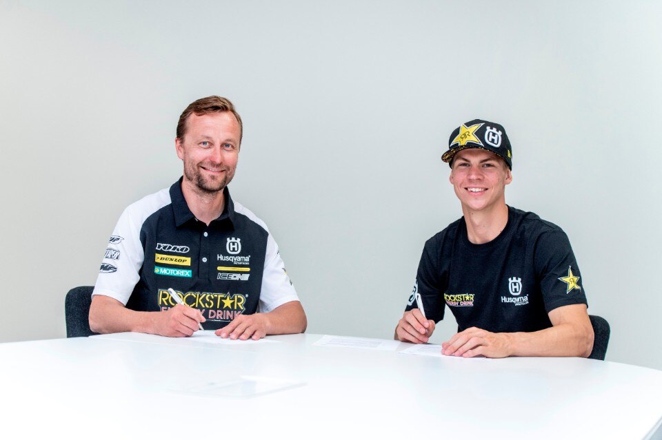 Thomas Kjer Olsen sale in MXGP con Husqvarna