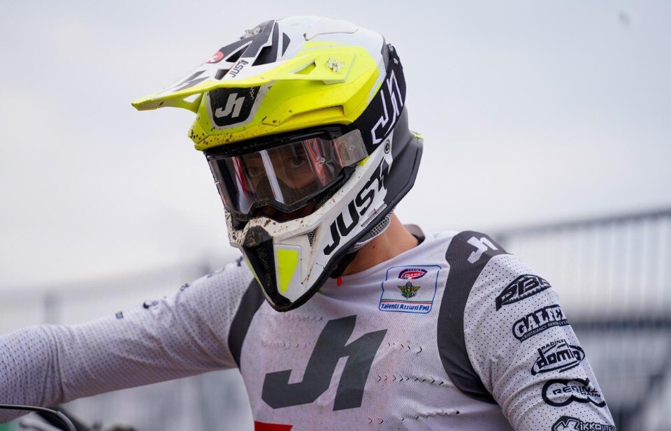 Andrea Bonacorsi in EMX 250 con il Team Hutten Metaal Yamaha