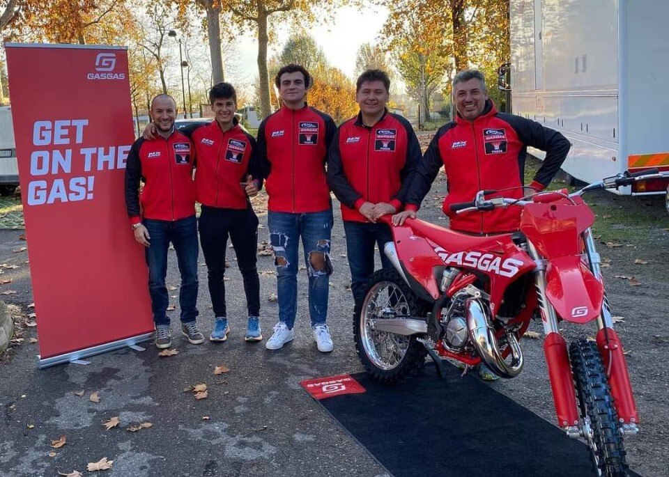 Team SM Action GasGas con Alberto Forato e Andrea Adamo