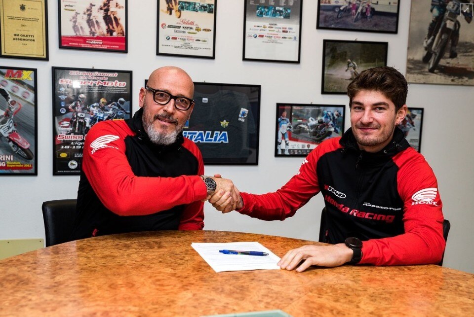 Honda Racing Assomotor con Facchetti e Rubini