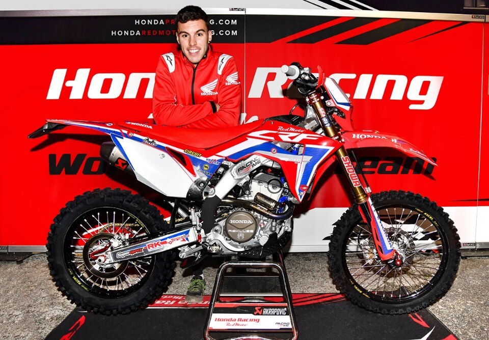 Theo Espinasse con Honda Racing RedMotoWorld Enduro Team Theo Espinasse con Honda Racing RedMotoWorld Enduro Team