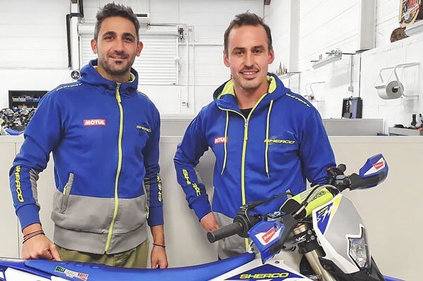 Christophe Nambotin con Sherco nel 2021