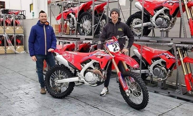 Morgan Lesiardo in MXGP con il Team Honda 114 Motorsports