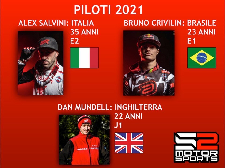 S2 Motosport e Alex Salvini presentano la formazione 2021 S2 Motosport e Alex Salvini presentano la formazione 2021
