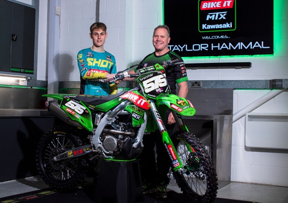 Bike It MTX Kawasaki dà il benvenuto a Taylor Hammal Bike It MTX Kawasaki dà il benvenuto a Taylor Hammal