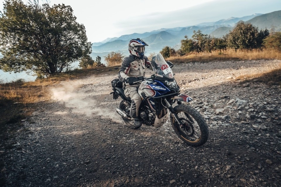 Renato Zocchi ancora in sella alla Honda CB500X special offroad
