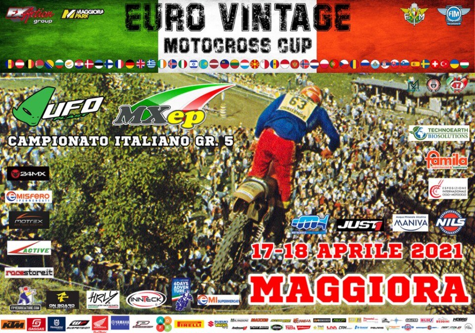 L'Euro Vintage Motocross Cup debutta a Maggiora