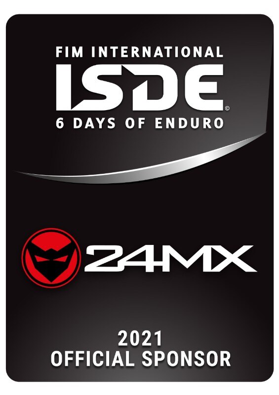 24MX sponsor ufficiale della FIM ISDE 2021