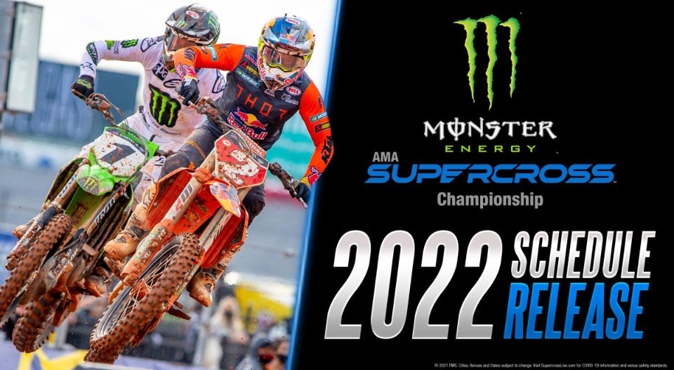 2022 Monster Energy Supercross Race Schedule Xoffroad