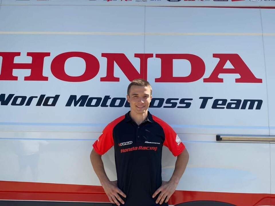 Filippo Zonta con Honda Assomotor nel Mondiale MX2