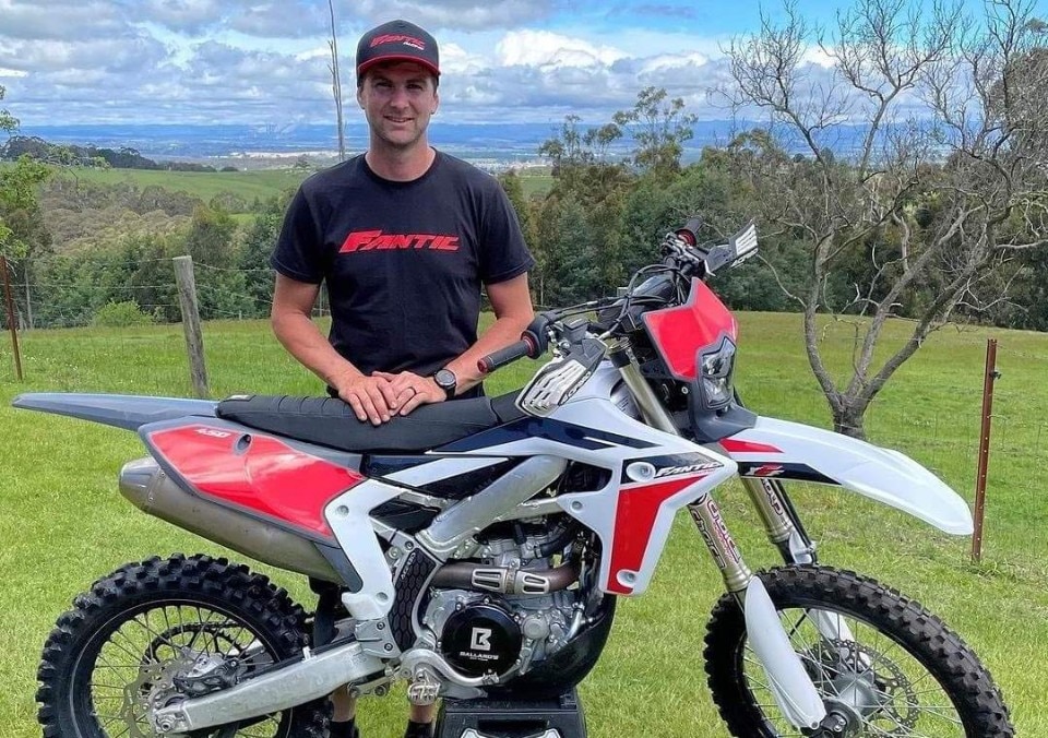 Daniel Milner nel Mondiale Enduro con Fantic
