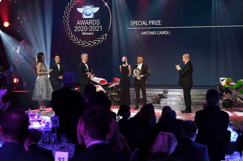 Premio speciale per Antonio Cairoli ai FIM Awards 2020-2021 