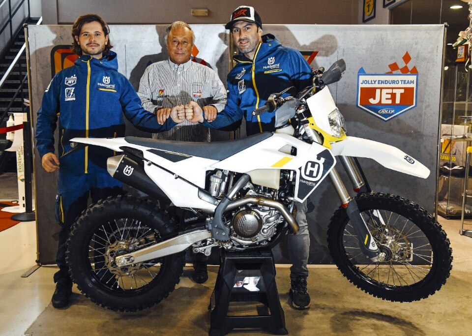 Alex Salvini con il Team Jet Zanardo Husqvarna