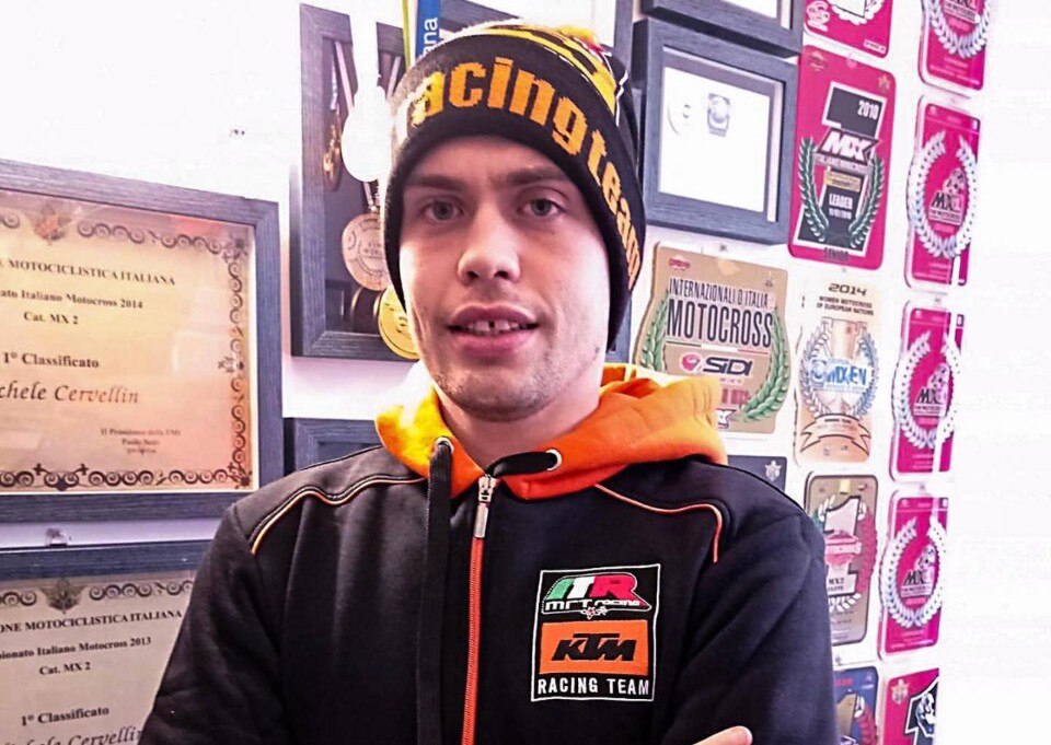 Michele Cervellin in MXGP con il Team MRT KTM 