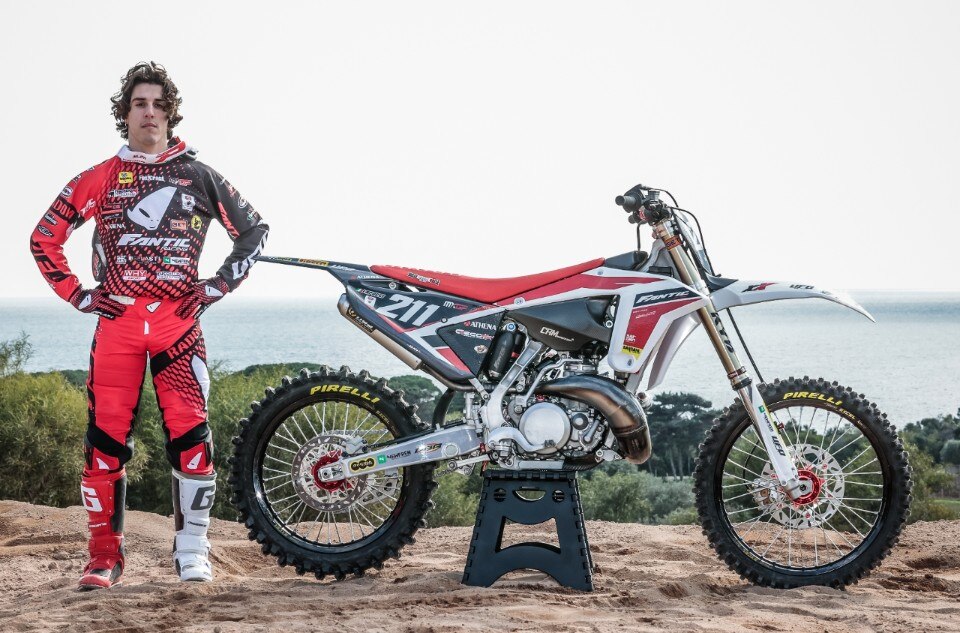 Lapucci con la Fantic 250 2T in MXGP, ma solo da Mantova