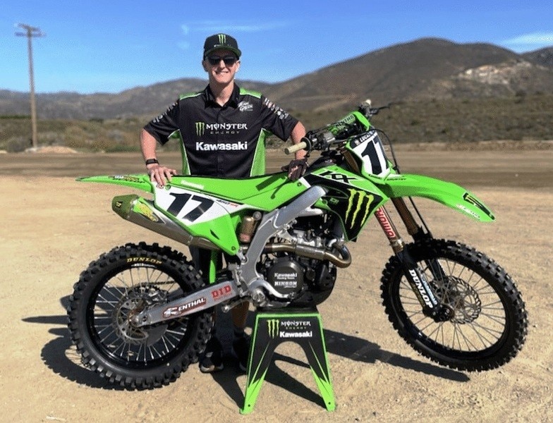 Joey Savatgy con Kawasaki nell’ AMA Pro Motocross 2022