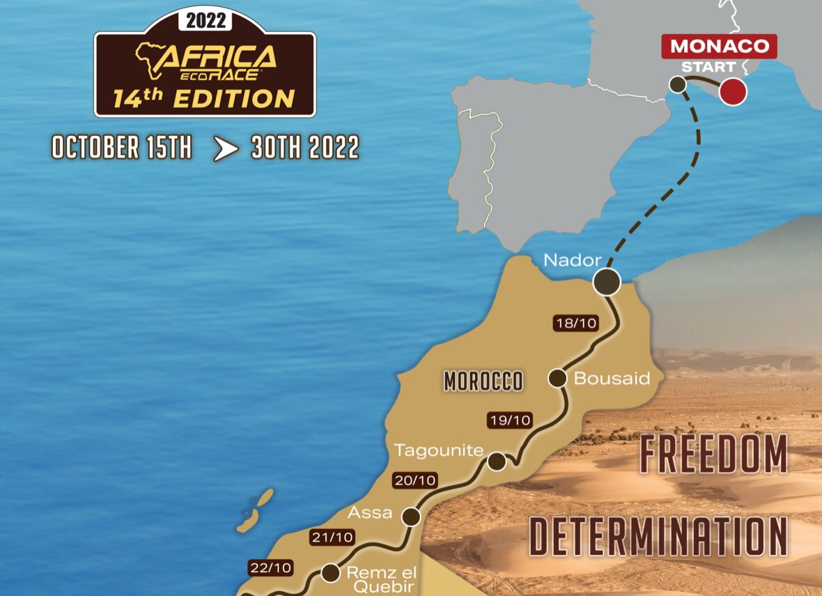 Presentato il percorso dell’Africa Eco Race 2022