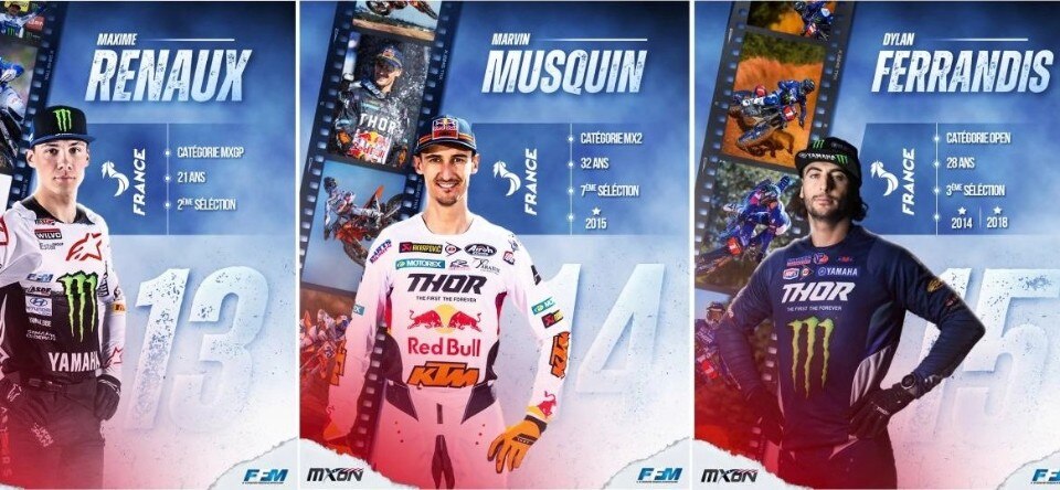 La Francia presenta la squadra per il MXoN 2022 La Francia presenta la squadra per il MXoN 2022