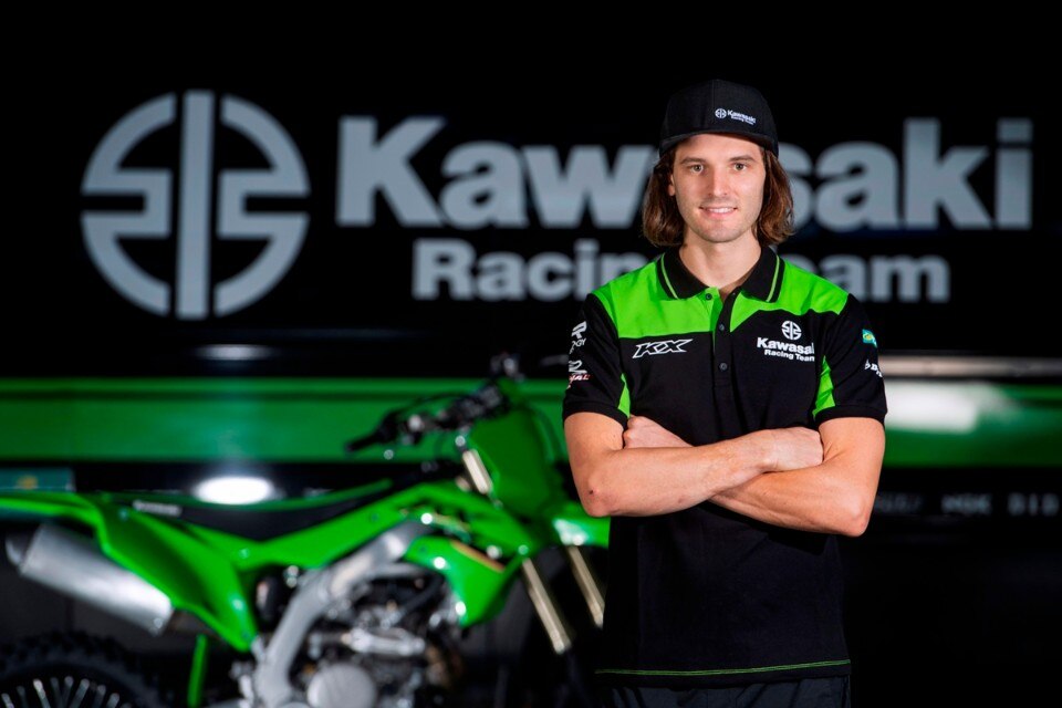 Mitch Evans con Kawasaki Racing Team MXGP