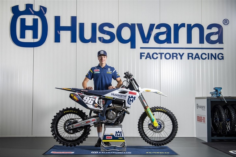 Lucas Coenen con Husqvarna Factory in MX2 nel 2023