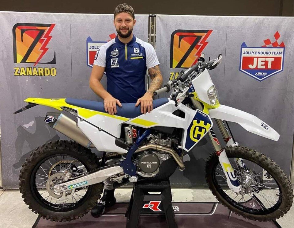 Christophe Charlier con ilTeam Husqvarna JET Zanardo Christophe Charlier con ilTeam Husqvarna JET Zanardo