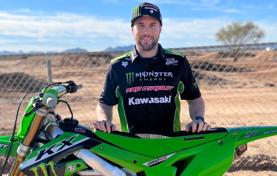 Chris Blose con Kawasaki nell’Eastern Regional 250