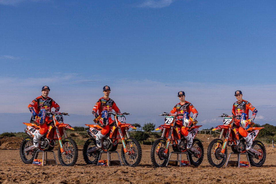 Il Team Red Bull KTM Factory Racing pronto per il Mondiale MXGP 2023