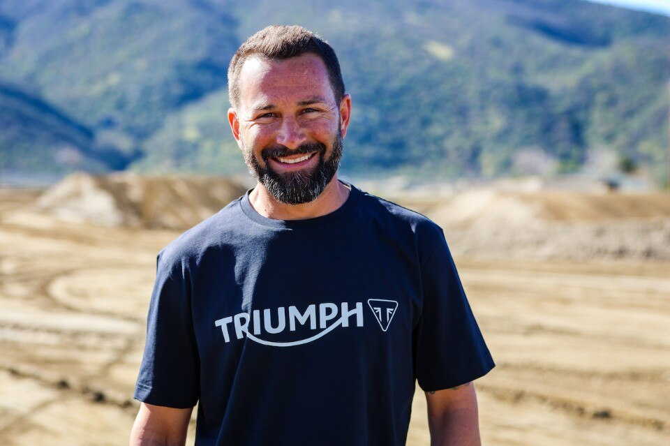 Clément Desalle e Ivan Tedesco collaudatori Triumph Racing