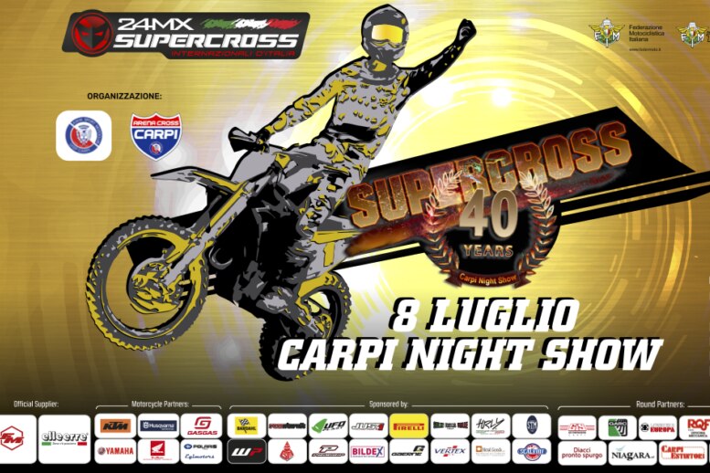 40° Carpi Night Show, lo spettacolo del Supercross spicca il volo!