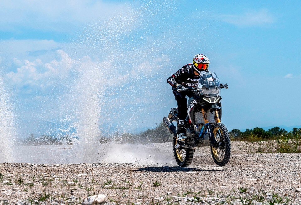 Aprilia Tuareg al via del Rally Transanatolia