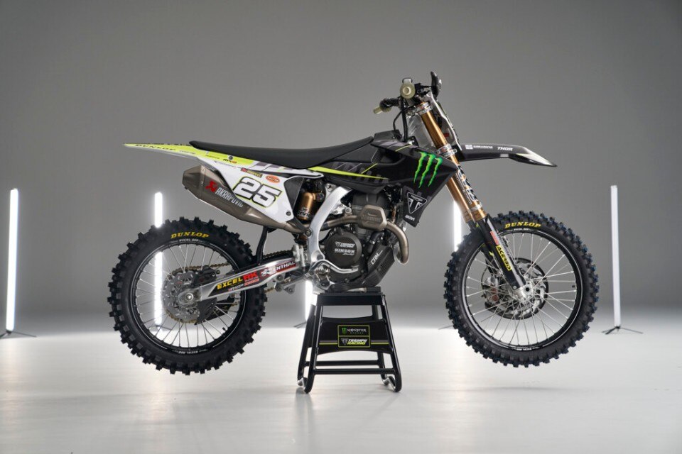 Triumph Racing e Monster Energy per il Campionato Mondiale MX2