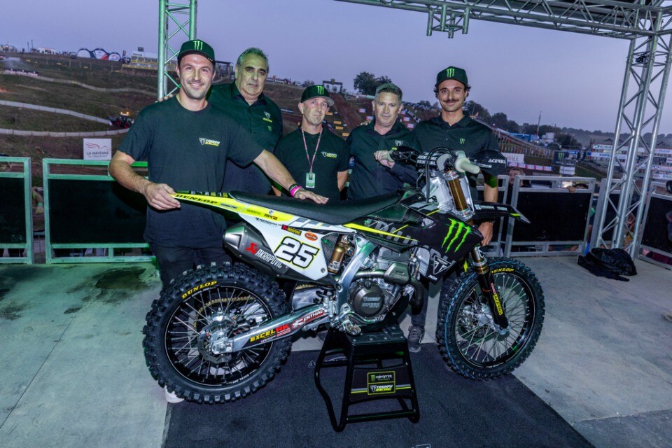 Triumph Racing presenta la nuova moto al MXoN