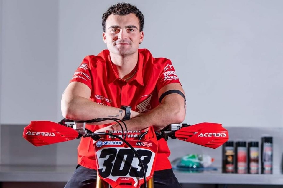 Alberto Forato e Standing Construct Honda MXGP 